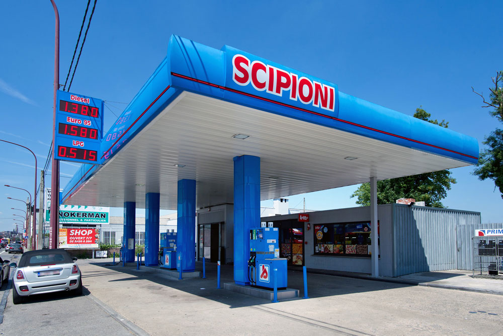 Station services Scipioni à Marcinelle