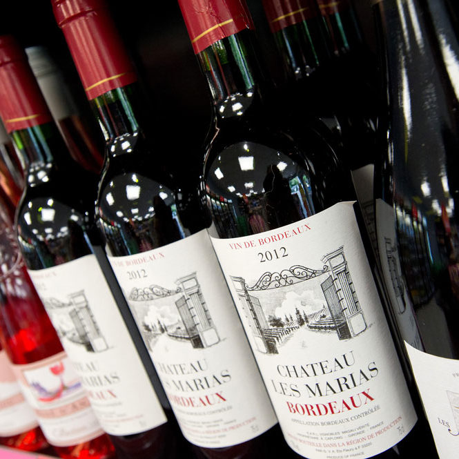 Bouteilles de vin